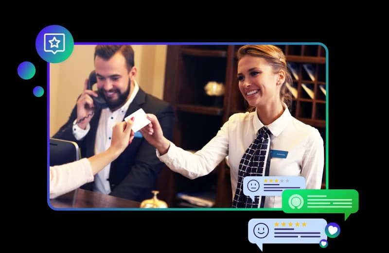 Online review management illustration